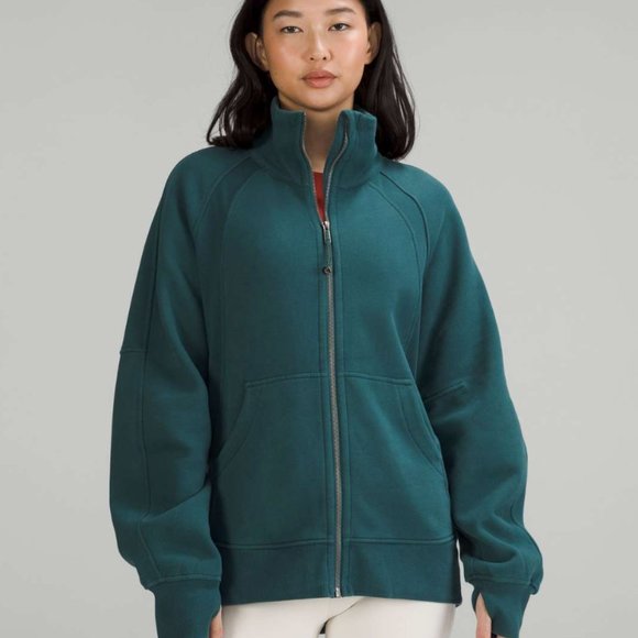 lululemon athletica Tops - Scuba Oversized Funnel-Neck Full Zip Long